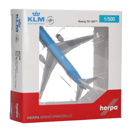 Herpa Wings Flugzeugmodell KLM Boeing 767-300 "Brooklyn Bridge" (1:500)